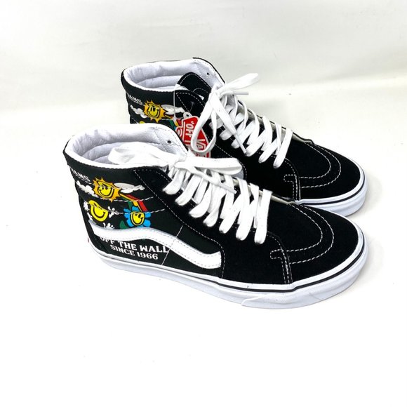 VANS Women's Size 7.5 VN0A5HXV936 SK8-Hi Better Day Anaheim Black Canvas Sneaker - Picture 6 of 11